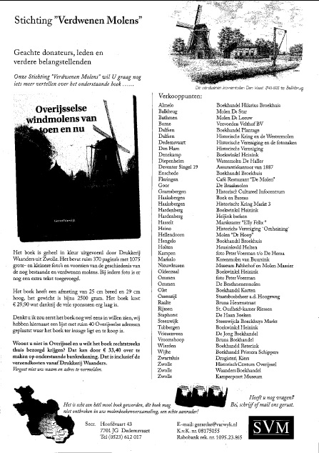 Affiche Overijsselse windmolens van toen en nu