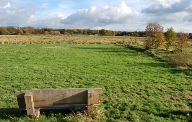 Nwg bank met mooi uitzicht op Drenthe