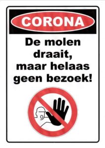 Molen gesloten corona